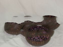 Lacquer coconut bowl