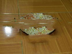 Lacquer coconut bowl