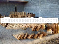 Wheelled Teak Lounger Direct Manufacturer Price Offer