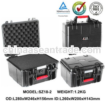 pad lockable plastic instrument carrying case