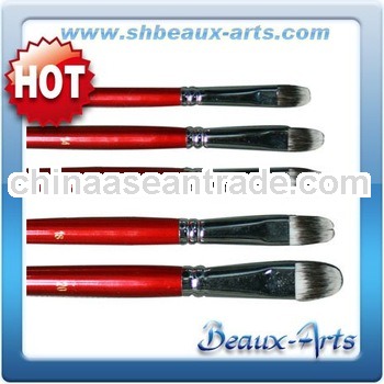 paint brush hair material,synthetic fibers painting brushes