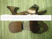 wooden sandal