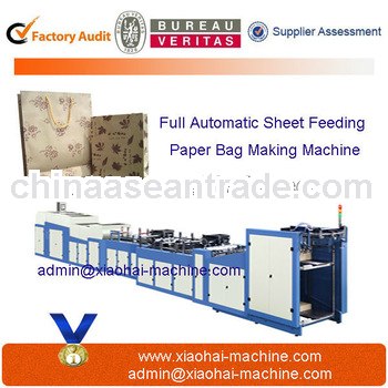 paper bag machinery with sheet feeding