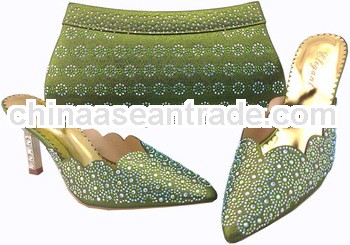 party shoes and matching bag shoes for woman