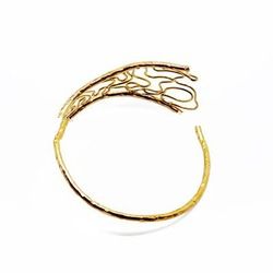 Brass solid metal bangle