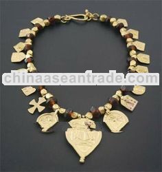 brass necklaces Y.351c