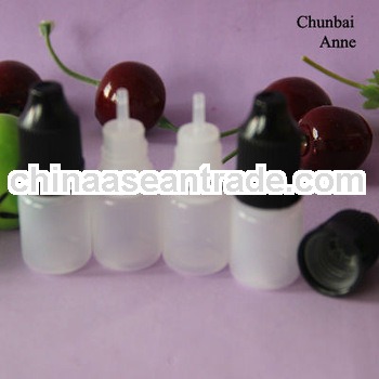 pe 5ml eye dropper bottle childproof cap TUV/SGS certificate