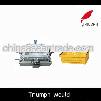 perfect plastic injection crate mold OEM factory