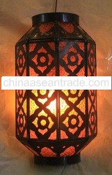 Full Storlov Brass outboard light chandelier