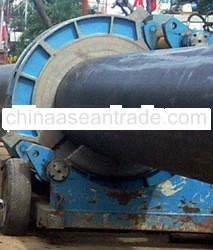 HDPE pipe installation work