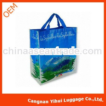 pictures printing non woven shopping bag