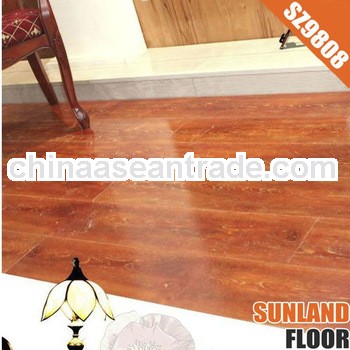 pink laminate flooringSZ9808 waterproof wood laminate flooring outdoor laminate flooring high gloss