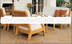 Teak Garden Lounger