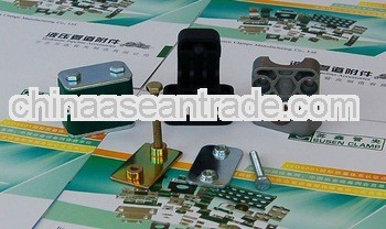 pipe clamp-bolts/cover plate/body/base plate