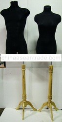 Male & Female Mannequin 3 / 4 Dress Form & French Stand
