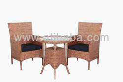 Coffee Table Set (Including Glass & Cushions)