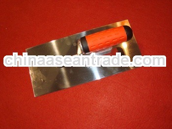 plastering trowel with rubber handle