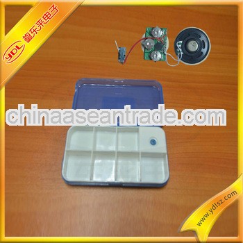 plastic 7 days travel pill box for promotion