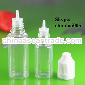 plastic bottles with dropper for liquid with long tip childproof cap with childproof with long thin 