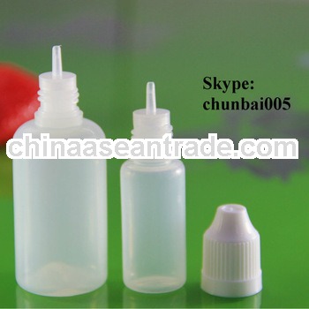 plastic eye dropper bottles with cheap price with long thin tip