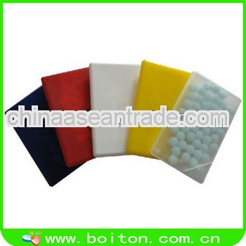 plastic mint box with sugar free mints