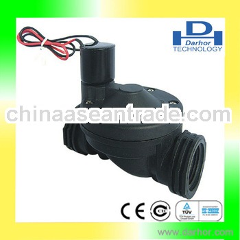 plastic solenoid valve with flow regulation