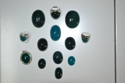 GEM STONE CHRYSOCOLLA & CHRYSOPRASM
