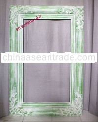 wooden carved mirror frame