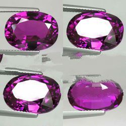 40 cts Huge Oval (25x18 mm) Lab Corundum Purple Pink Saphire AAA