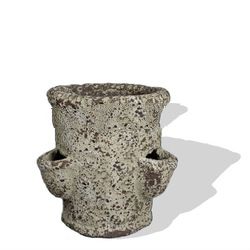 AAG sanblast antique planter- sanblast outdoor pot