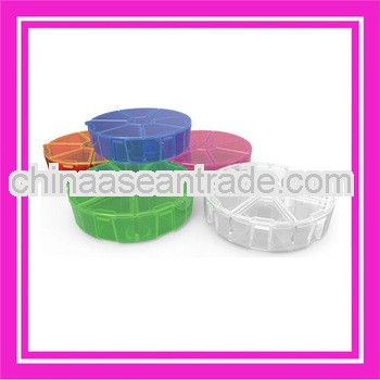 pocket size plastic pill holder & pill case