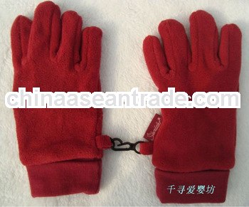 polyester polar fleece gloves