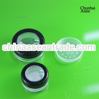 powder mineral cosmetic small plastic jar for sale