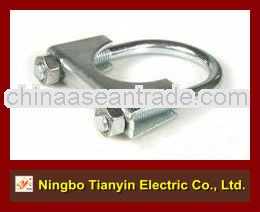 powerful strength U screw exhaust hose clamp