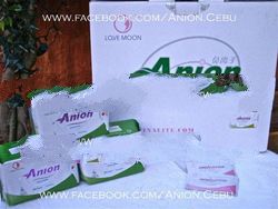 Love Moon ANION Sanitary Napkins and Panty Liners