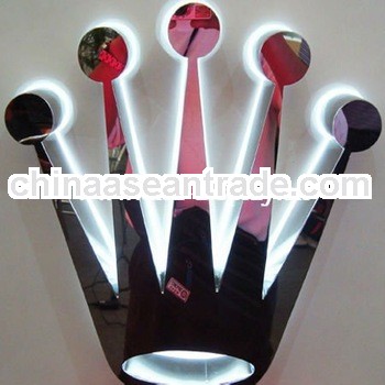 professional mirror/polished stainless steel metal letter sign