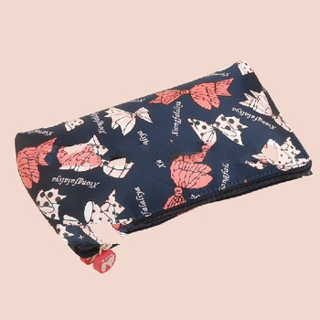 promotion cosmetic set bag with three compartment