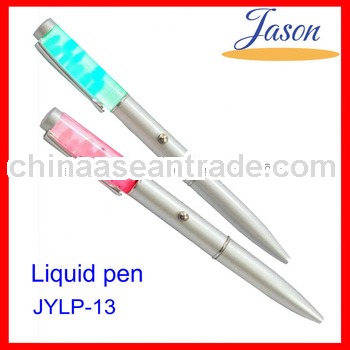 promotion light liquid floater ball pen