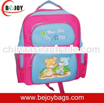promotion polyester kids school backpack bag