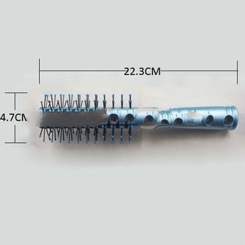 promotion round hair brush with nylon pins