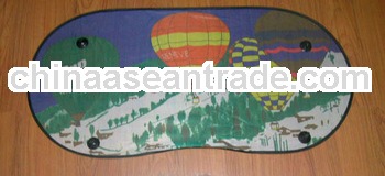 promotional polyester mesh back car sun shades