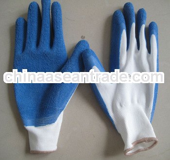 protective latex coated glove