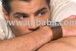 leather bracelets with silver lock