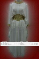 White-neck caftan robe sanghai