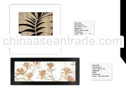 Wall art handcarved pinewood