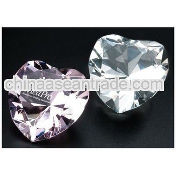 pure heart synthetic quartz diamond for wedding gift(R-0172)