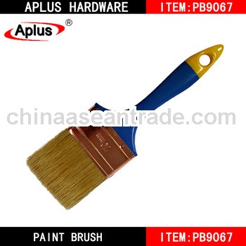 pure white bristle wood handle paint brush