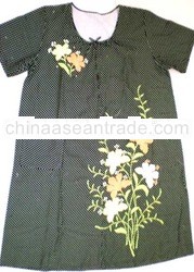 Woman Women Cloth Sleepwear Pajama Embroider