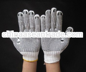 pvc dotted glove safety