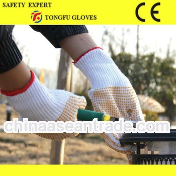 pvc dotted work gloves /glove safety/working gloves